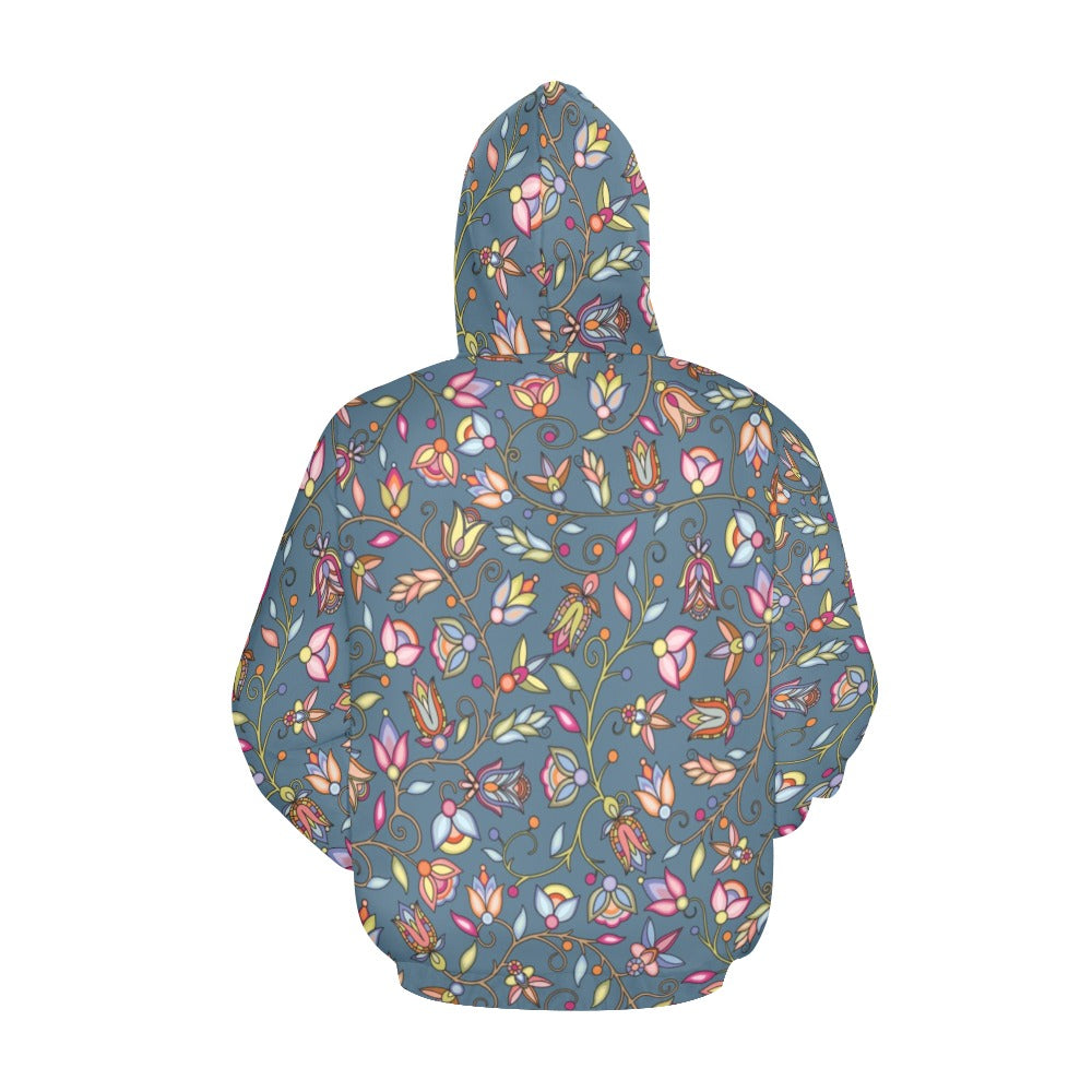 Buffalo Bloom Rainstorm Hoodie for Men (USA Size)