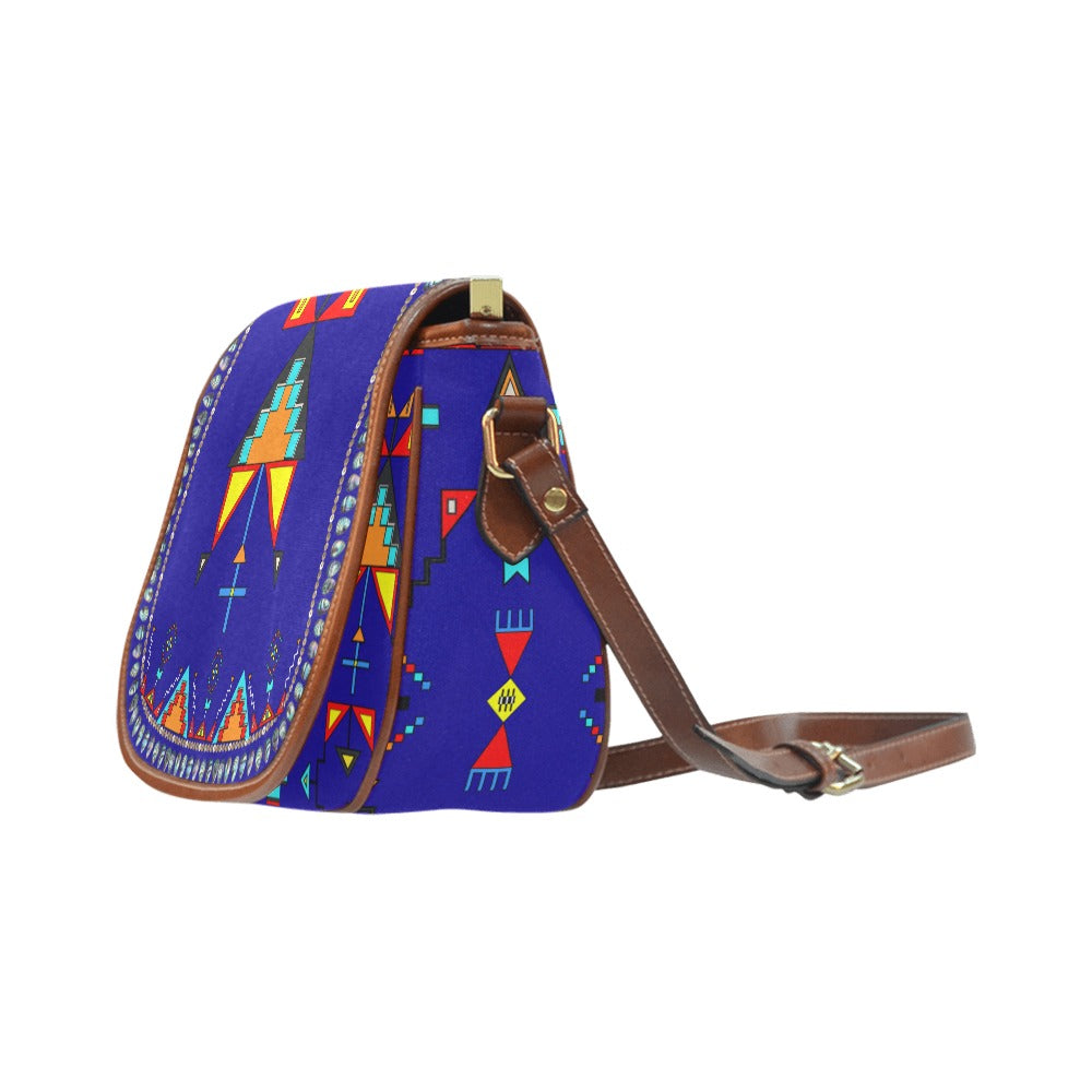Sentinel of the Plains Navy Saddle Bag/Large