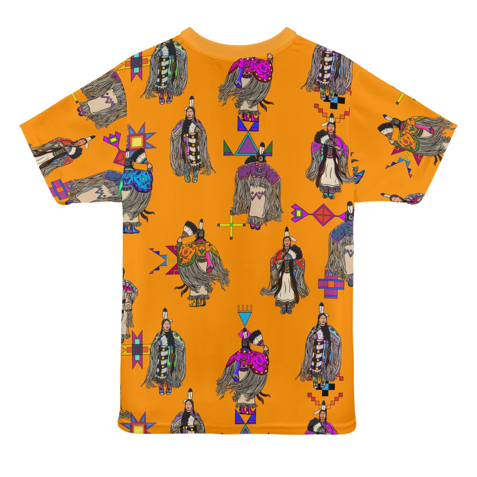 Women's Tradish Dancers Orange New All Over Print T-shirt for Women (Model T45)