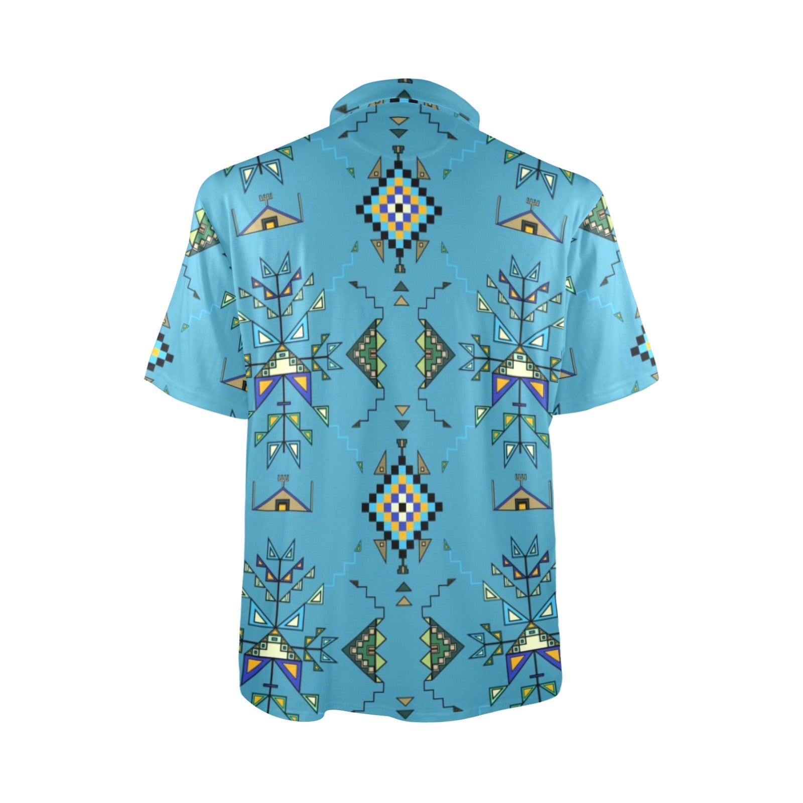 Bear Shield Blue Polo Shirt
