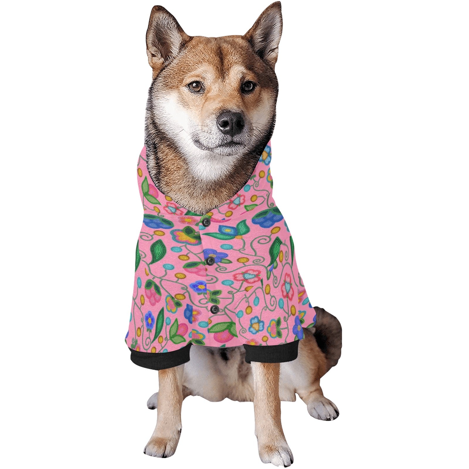 Skyberry Serenade Pink Pet Dog Hoodie