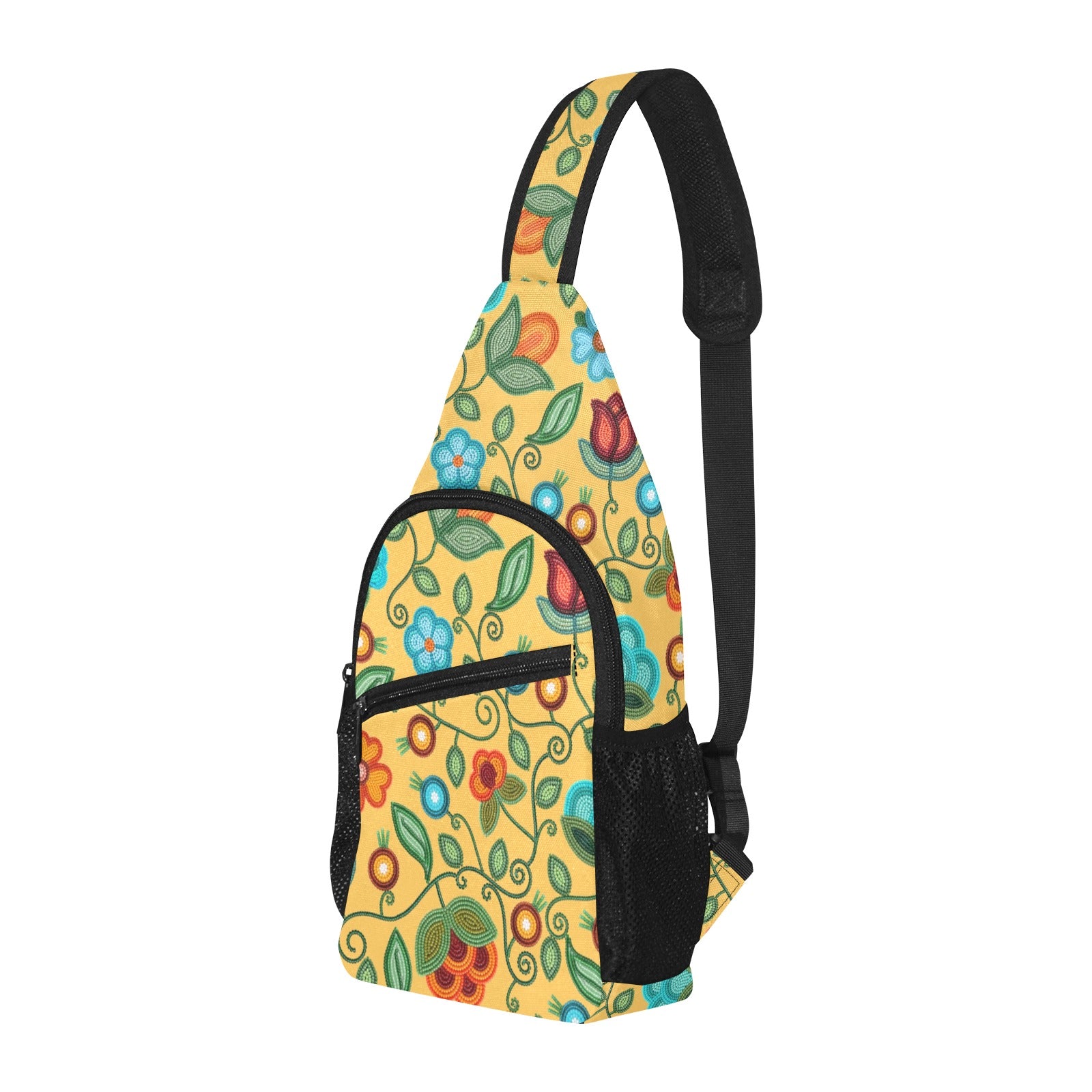 Prairie Fire Petals Honey Chest Bag