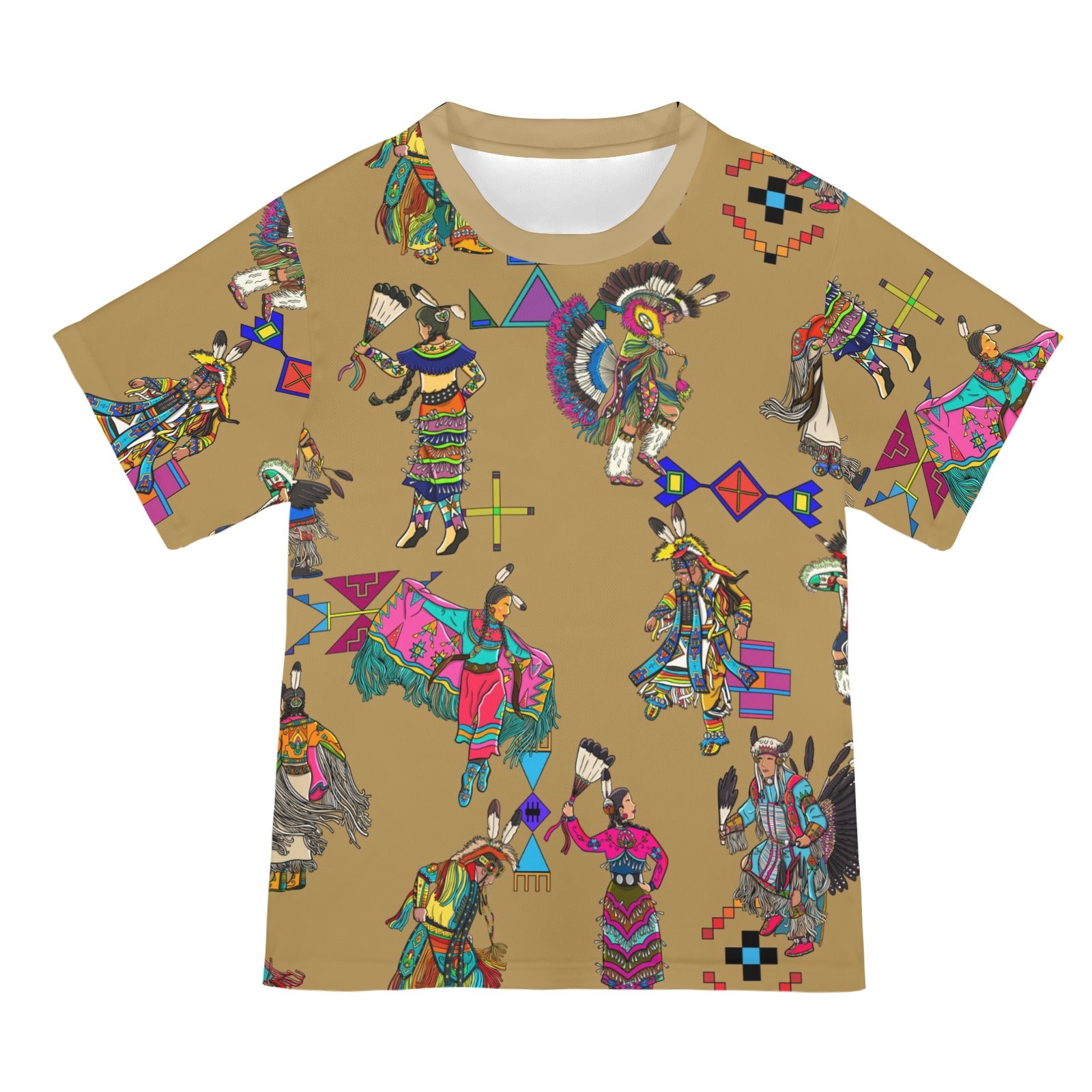 Grand Entry Dancers Earth T-shirt for Women