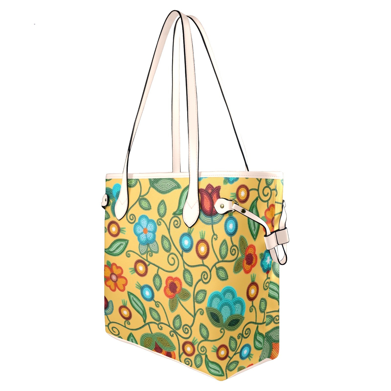 Prairie Fire Petals Honey Clover Canvas Tote Bag