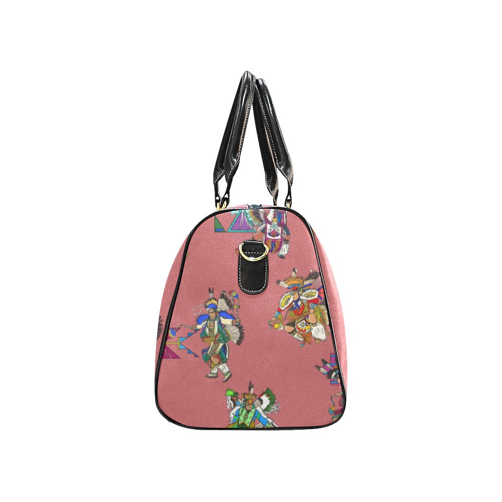 Men's Fancy Dancers Terra Cotta Waterproof Travel Bag/Small