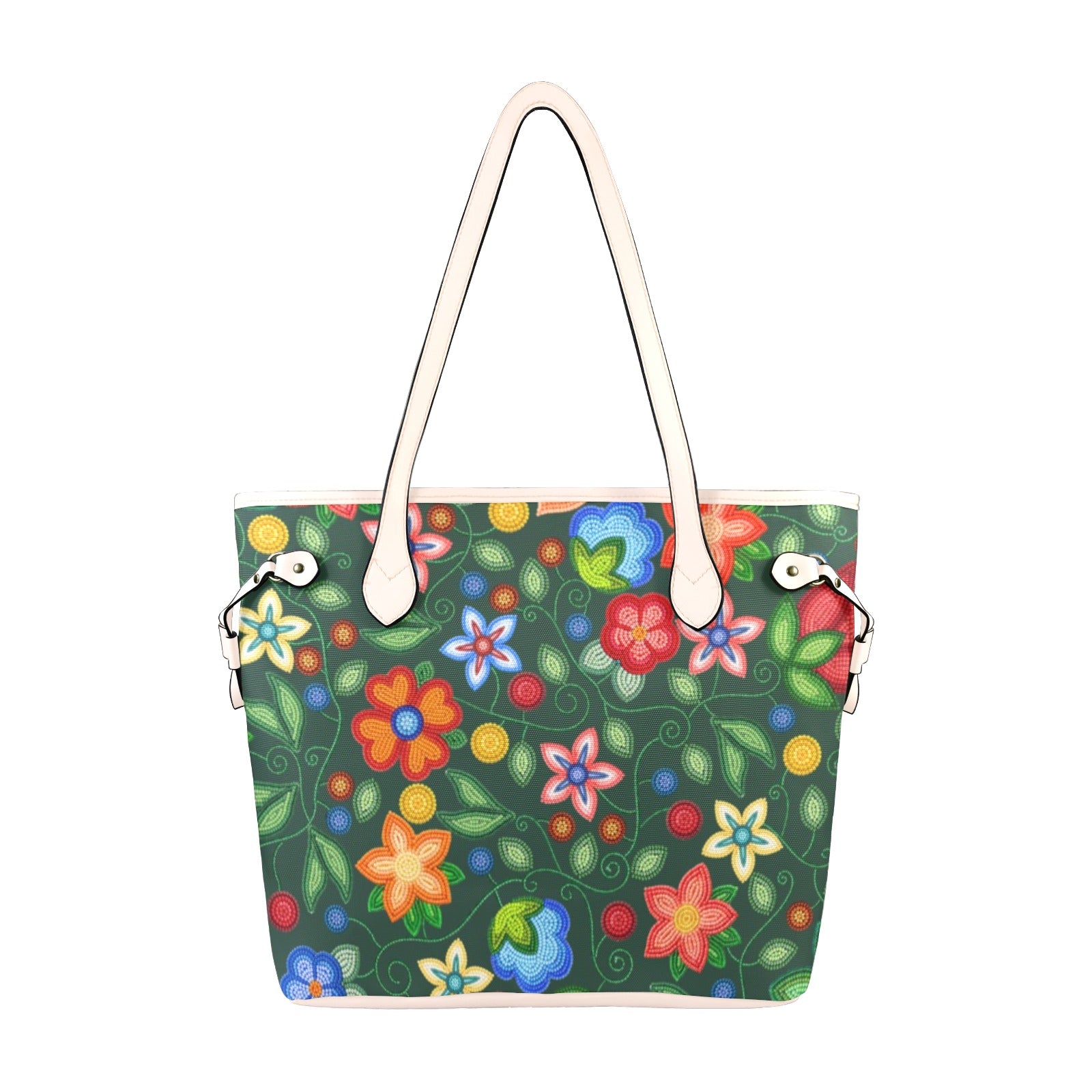 Morning Harmony Forest Clover Canvas Tote Bag