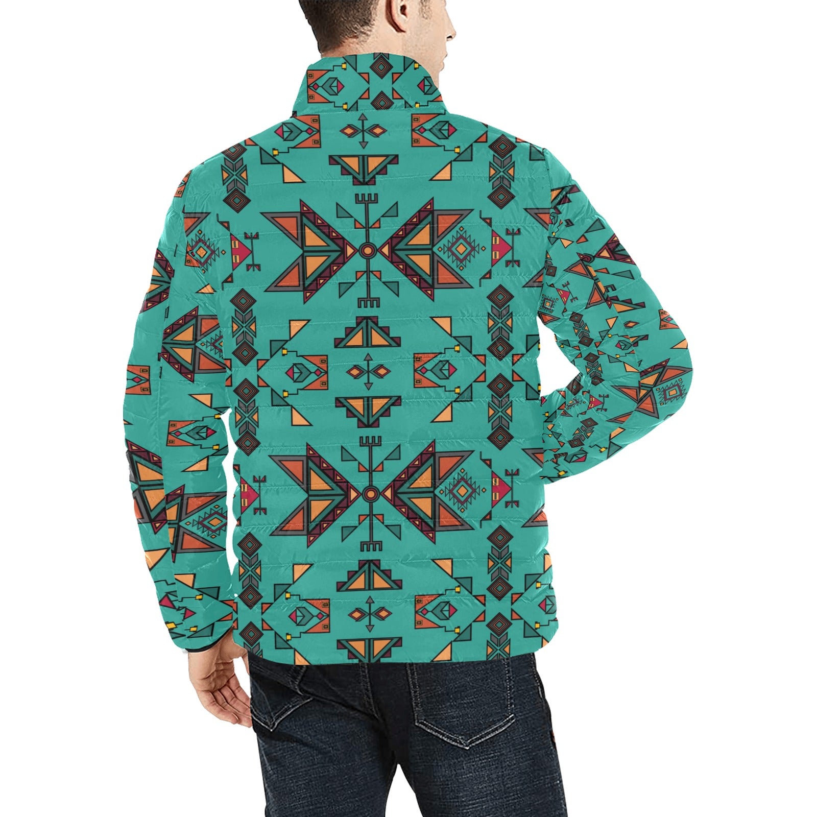 Arrow Dawn Turquoise Men's Padded Jacket