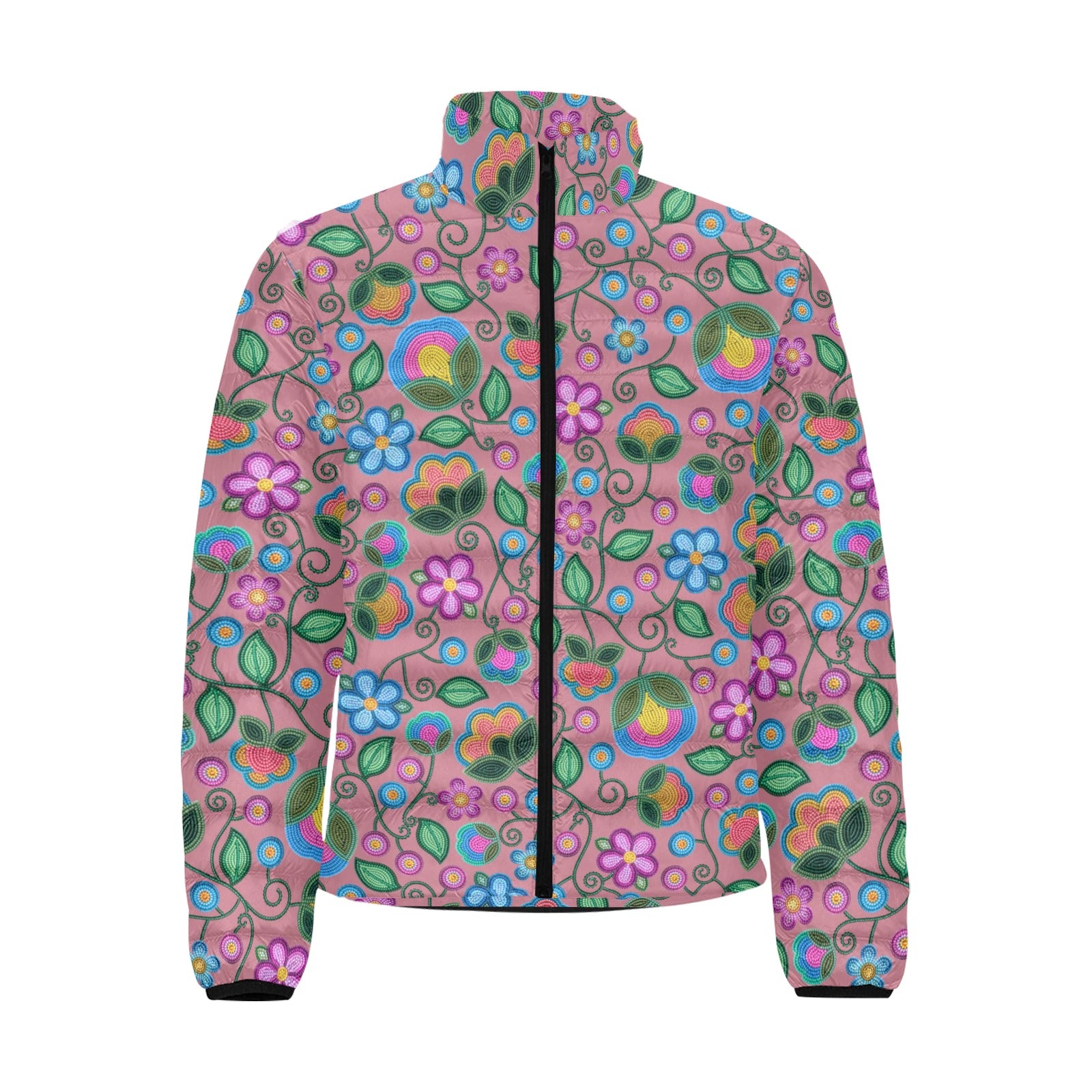 Turquoise Sunbeam Peach Men's Padded Jacket