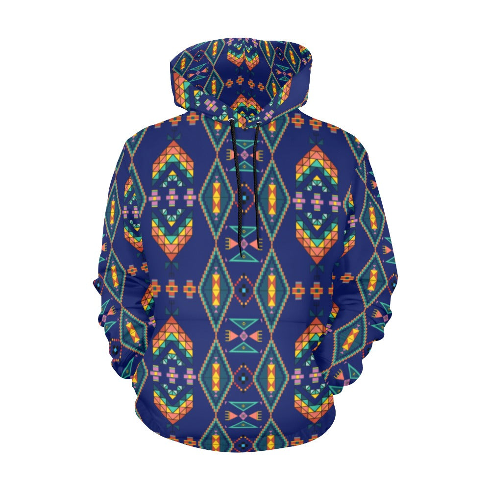 Travois Tipi Blue Hoodie for Men (USA Size)