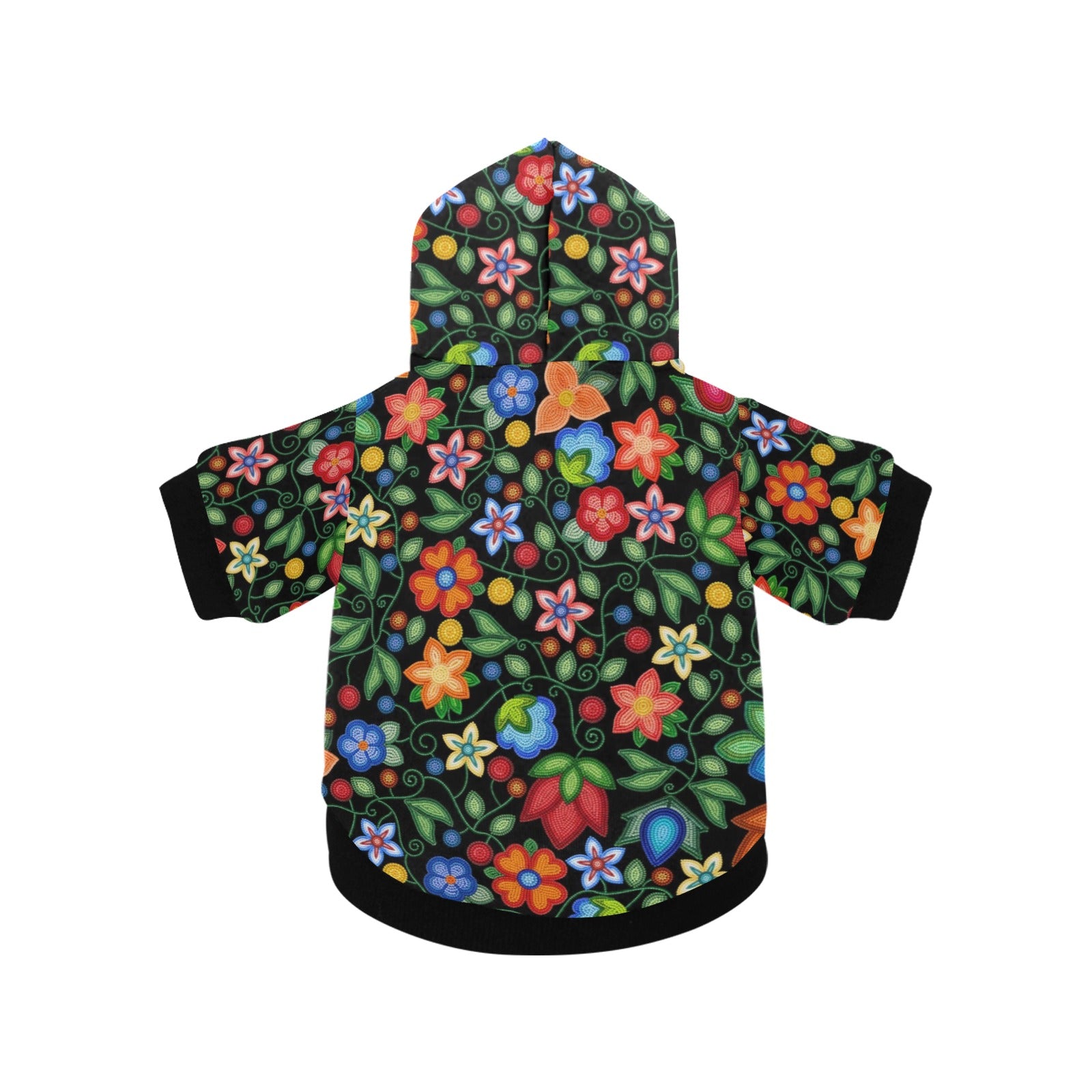 Morning Harmony Black Pet Dog Hoodie