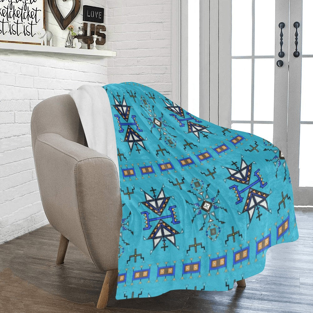 Eagle Strike Blue Ultra-Soft Micro Fleece Blanket 50"x60"