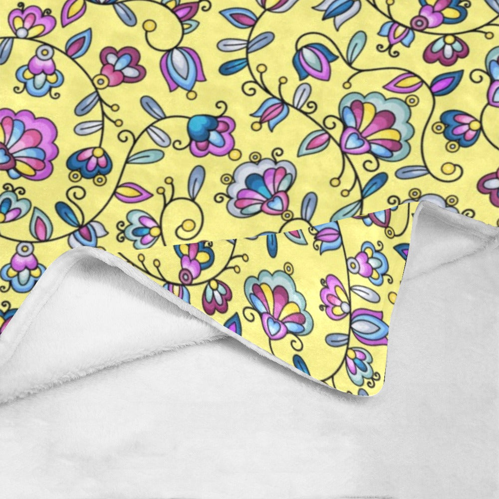 Autumn Bundle Blessing Yellow Ultra-Soft Micro Fleece Blanket 50"x60"