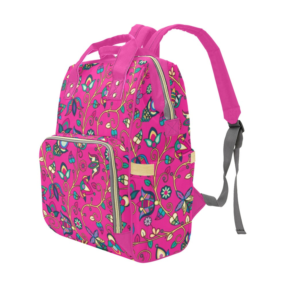 Thorny Path Pink Multi-Function Diaper Backpack/Diaper Bag