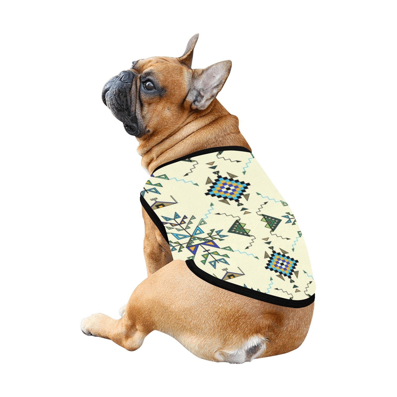 Bear Shield Cream Pet Tank Top