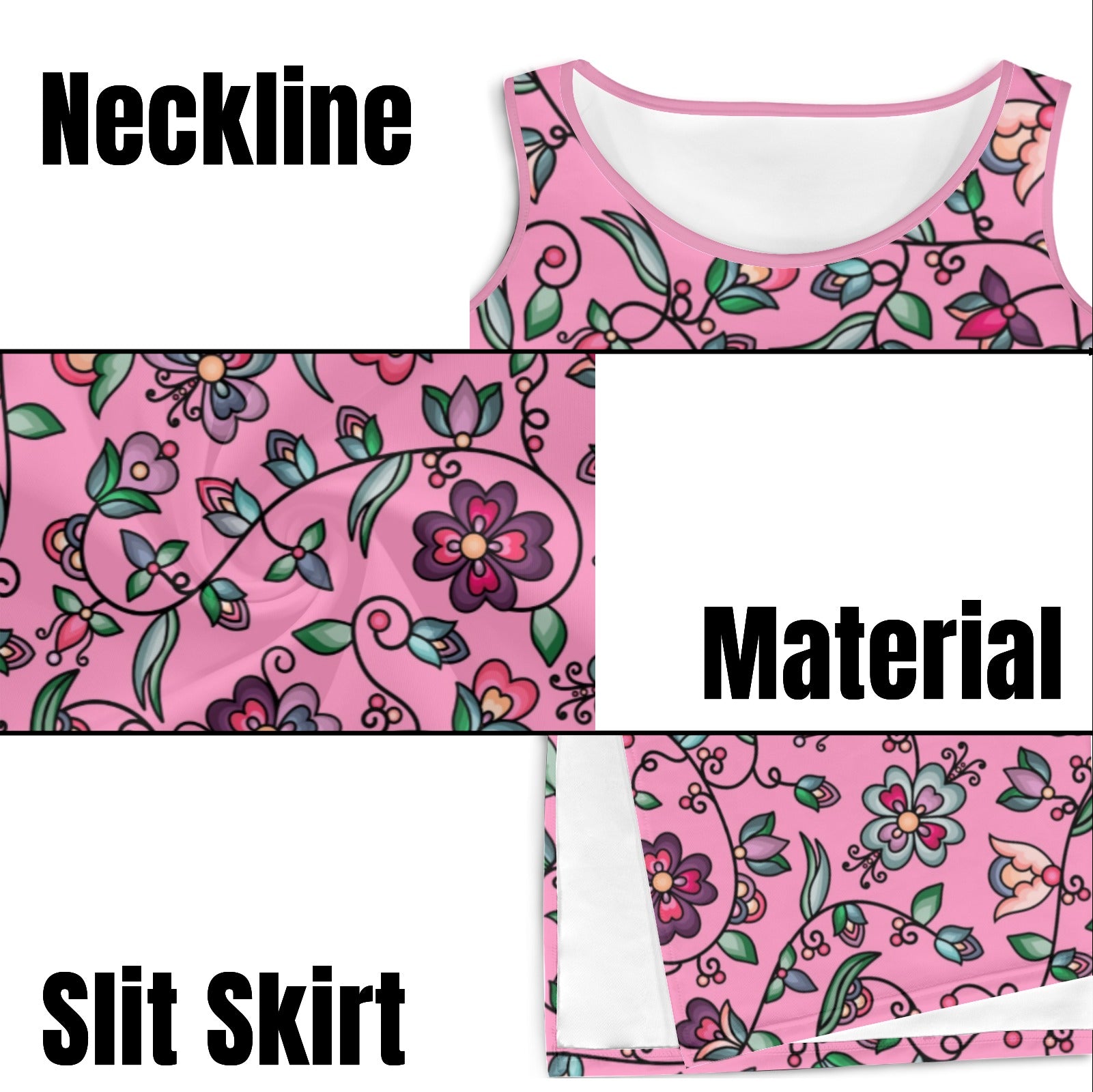 Amber Evening Garland Pink Phaedra Sleeveless Open Fork Long Dress