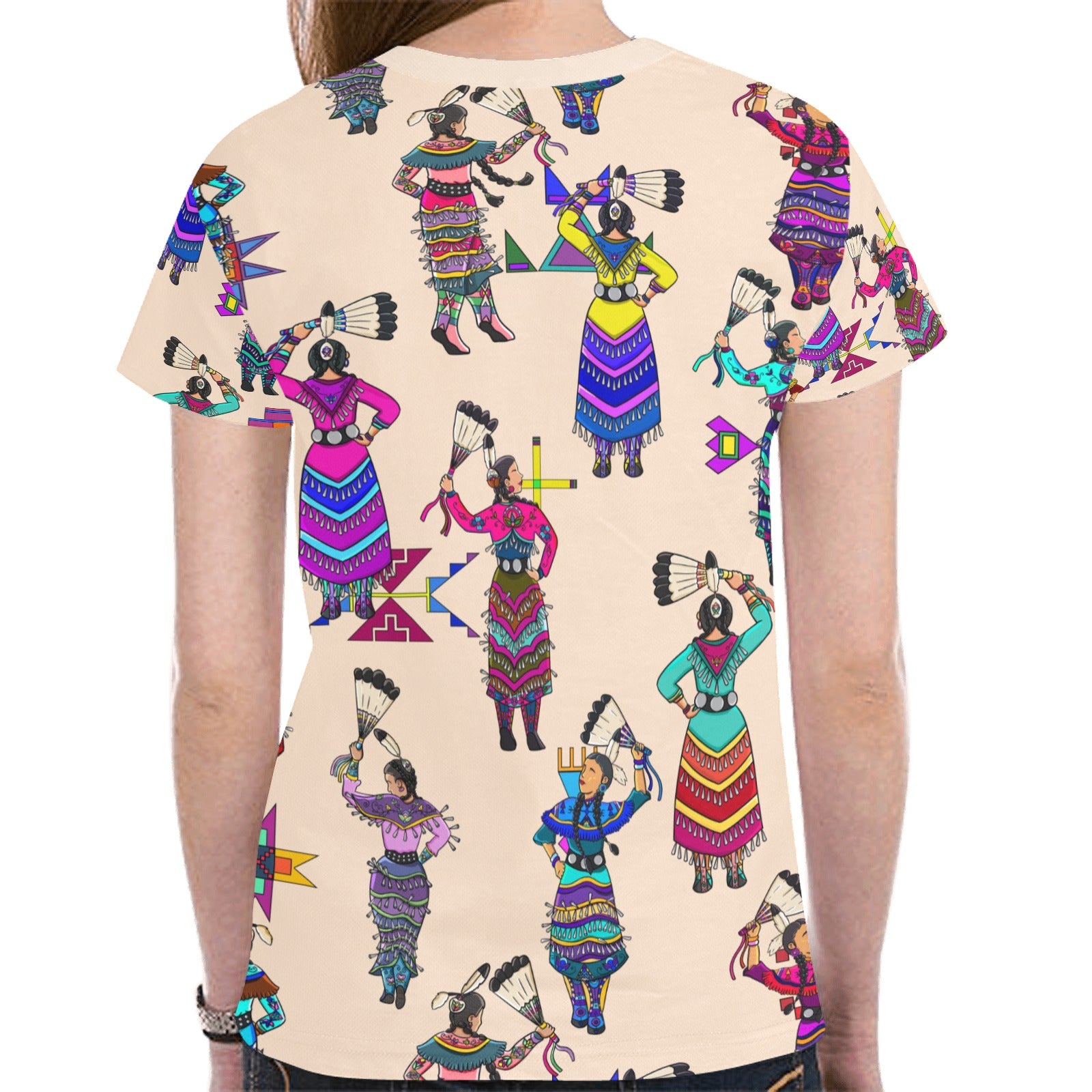 Women's Jingle Dancers Muslin T-shirt for Women