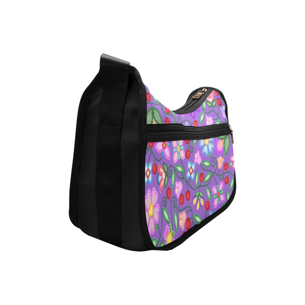 Petal Harmony Lavender Crossbody Bag