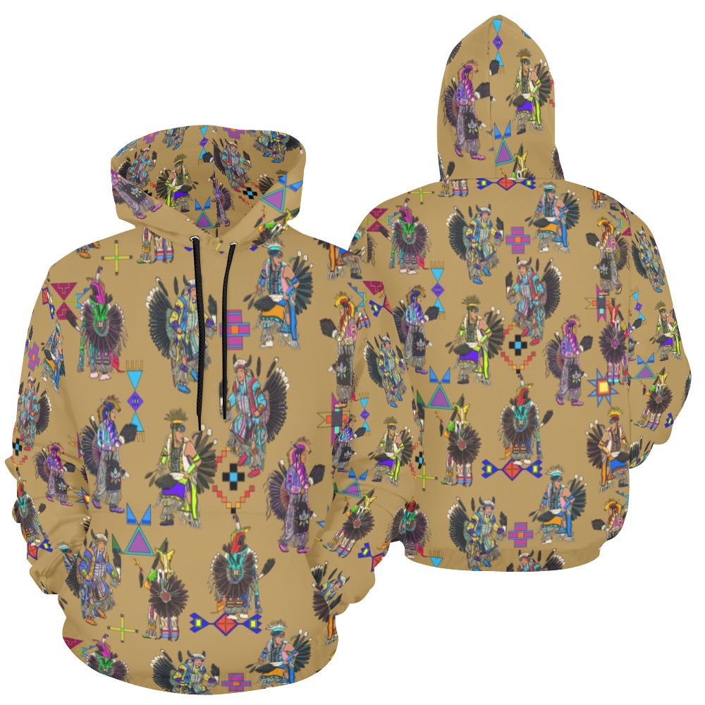 Men's Tradish Dancers Earth Hoodie for Men (USA Size)