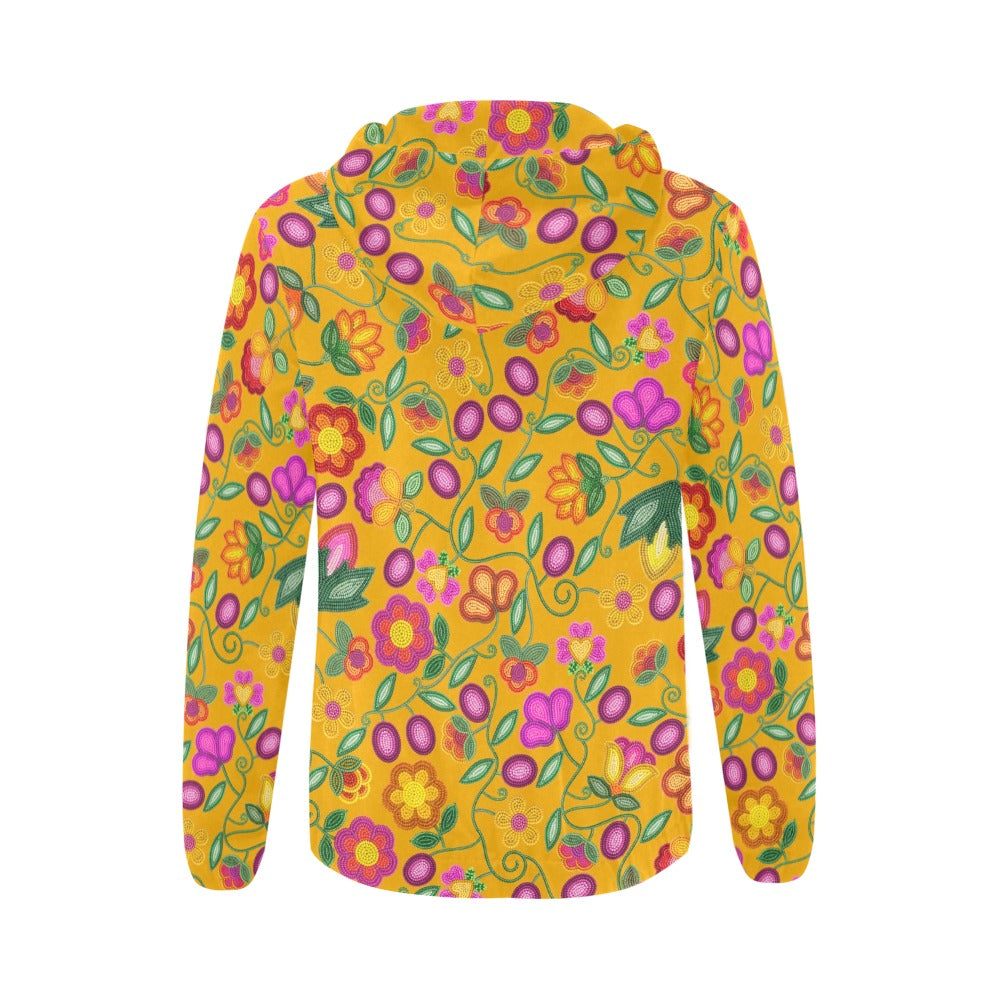 Boreal Bounty Yellow Full Zip Hoodie for Women