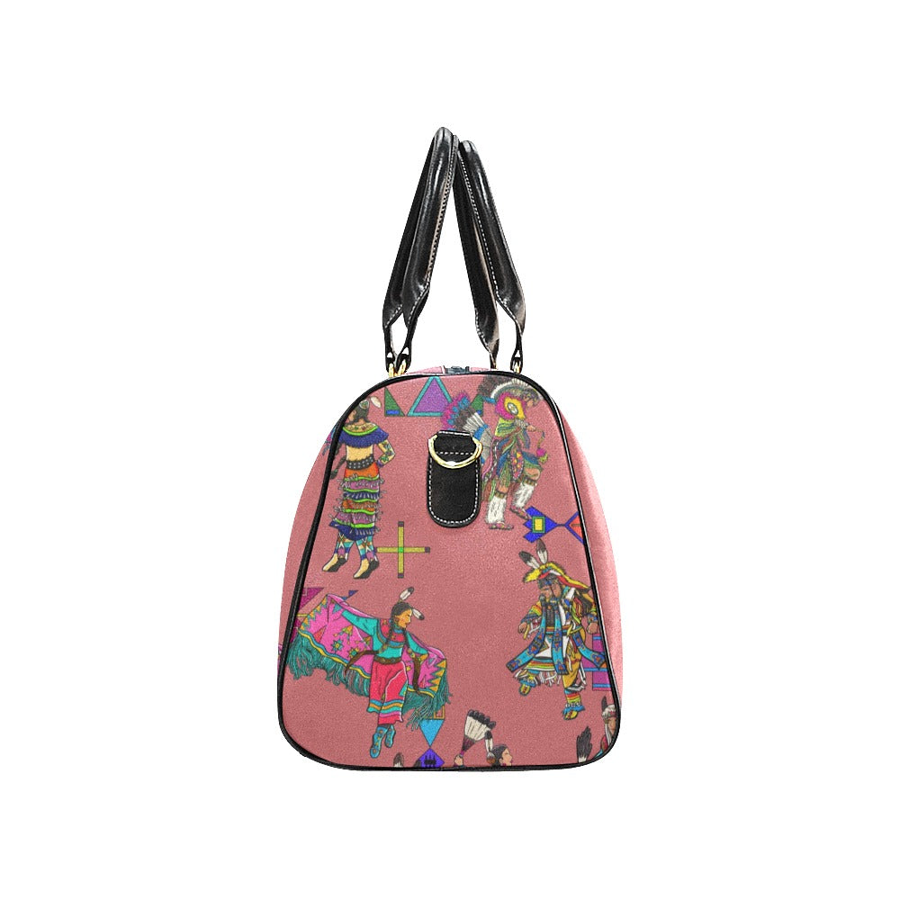 Grand Entry Dancers Terra Cotta Waterproof Travel Bag/Small