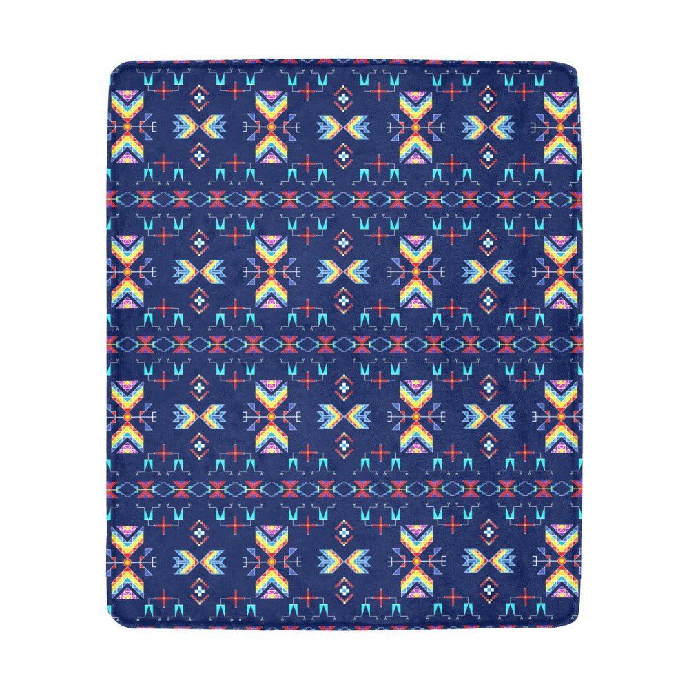Rainy Chief Rainbow Night Lake Ultra-Soft Micro Fleece Blanket 50"x60"