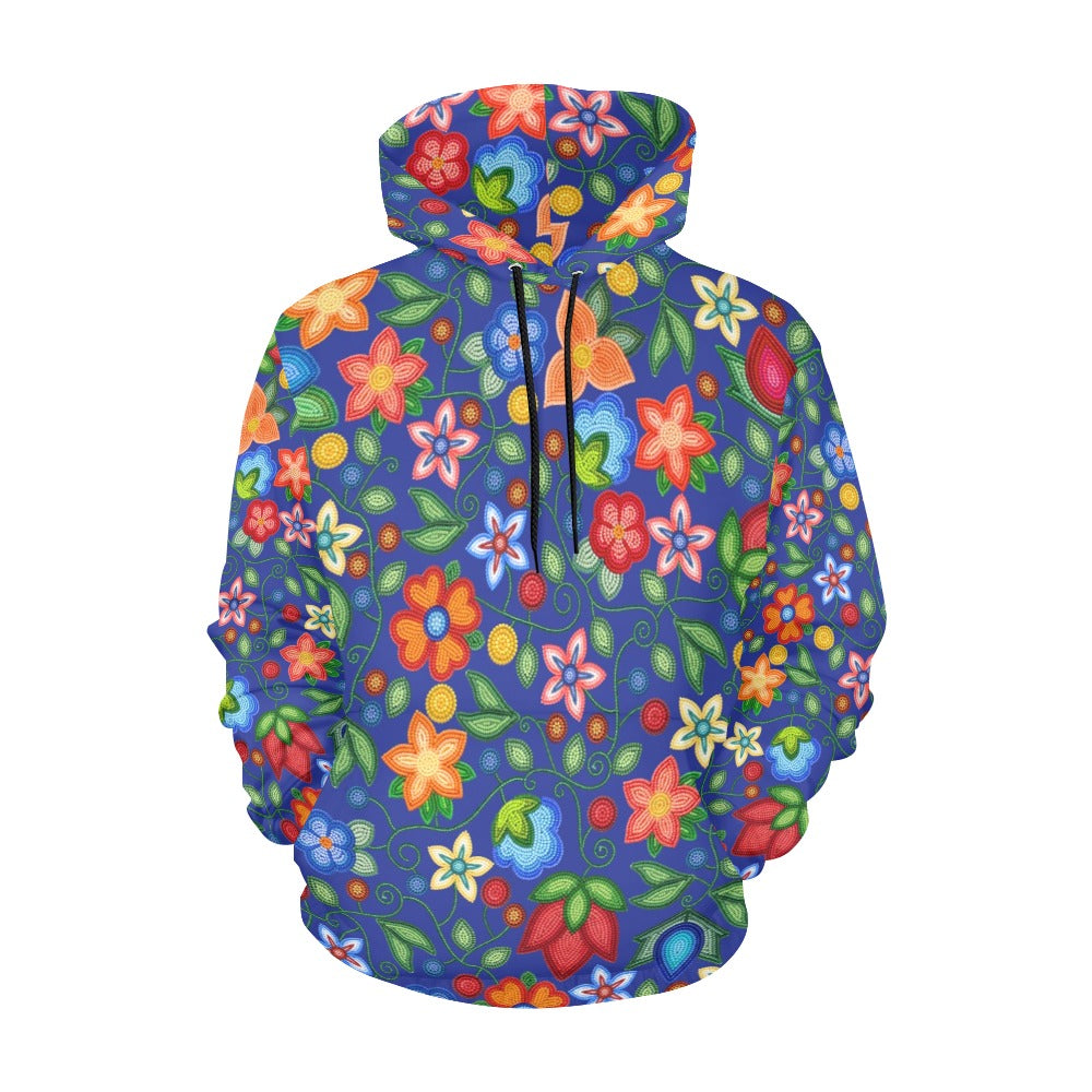Morning Harmony Sapphire All Over Print Hoodie for Women (USA Size)