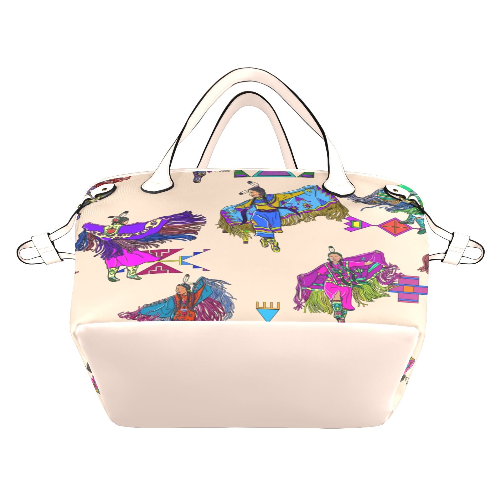 Women's Fancy Dancers Muslin Clover Canvas Tote Bag