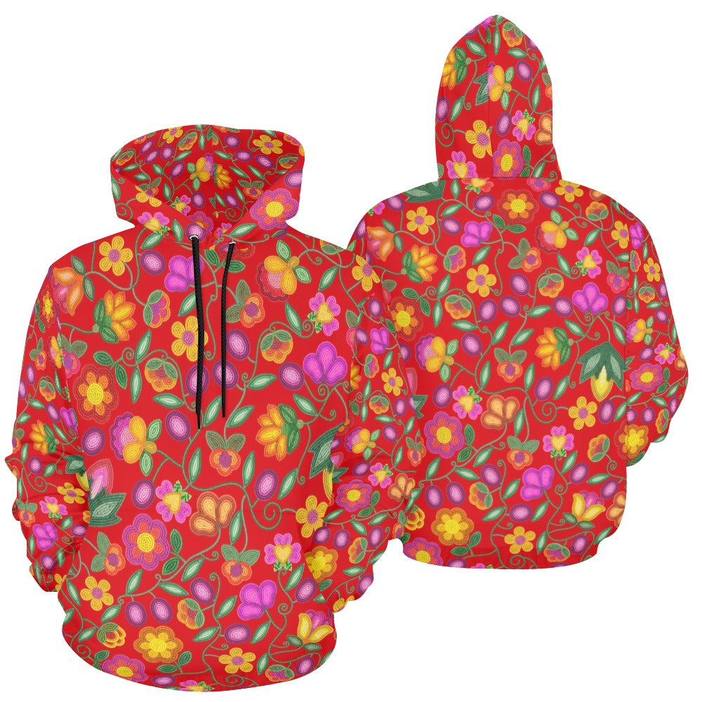 Boreal Bounty Red Hoodie for Men (USA Size)