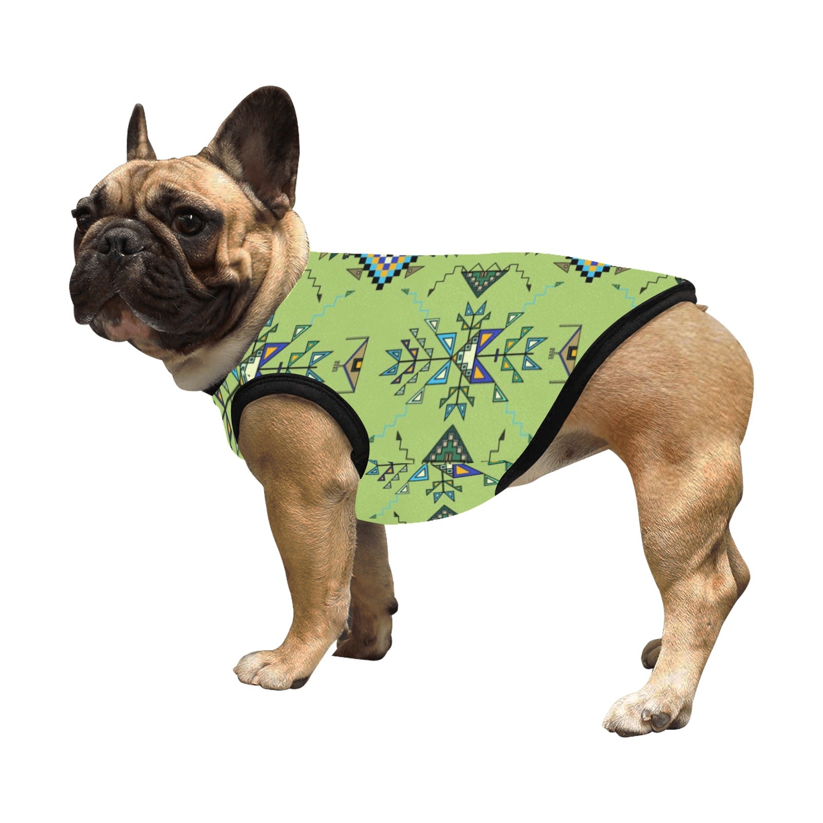 Bear Shield Green Pet Tank Top
