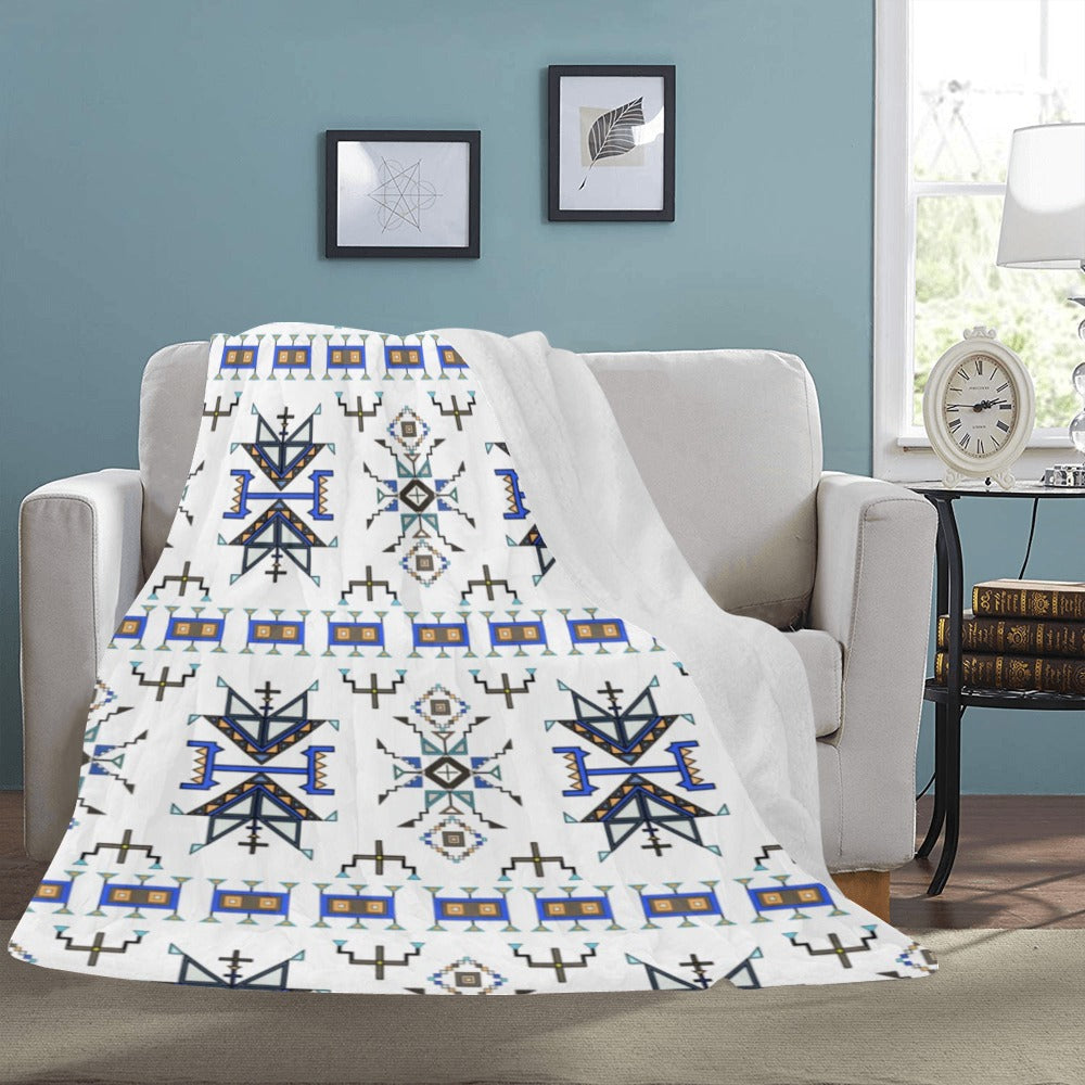 Eagle Strike White Ultra-Soft Micro Fleece Blanket 60"x80"