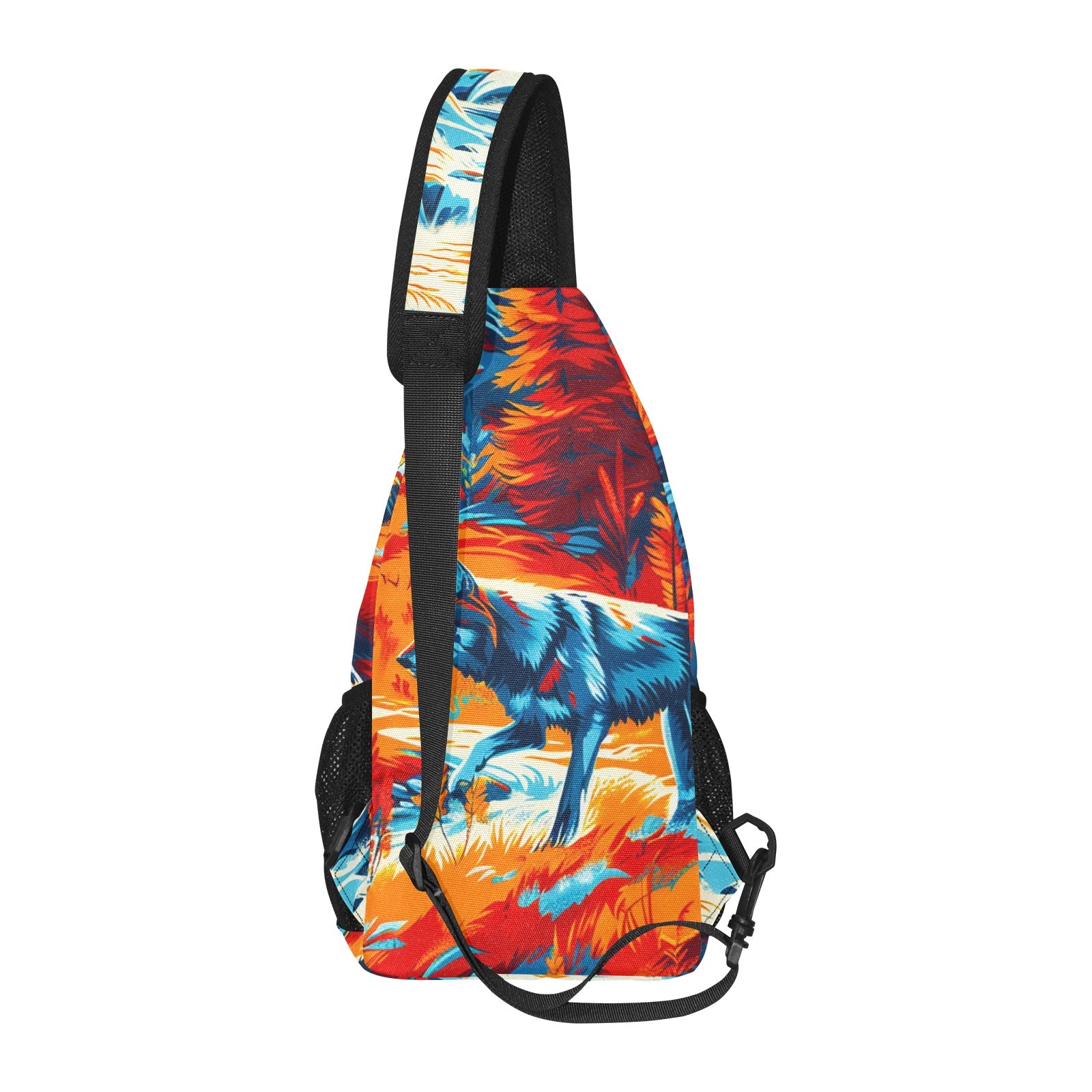 Hunting Wolves Chest Bag