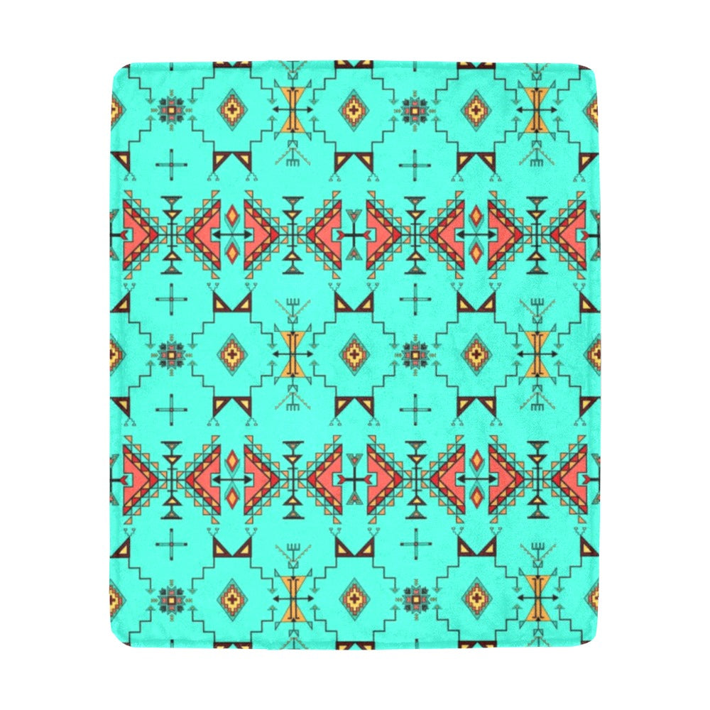 Thunder Flight Turquoise Ultra-Soft Micro Fleece Blanket 50"x60"