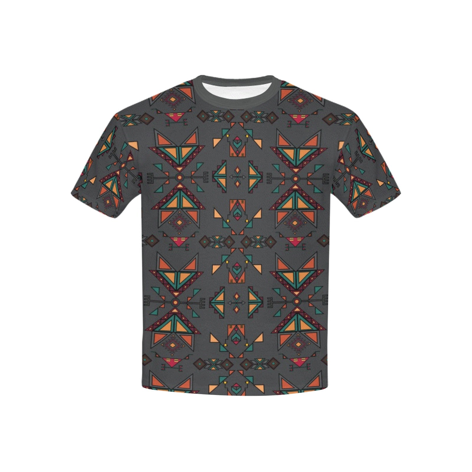 Arrow dawn Fabric Gray Kids' T-shirt (USA Size)