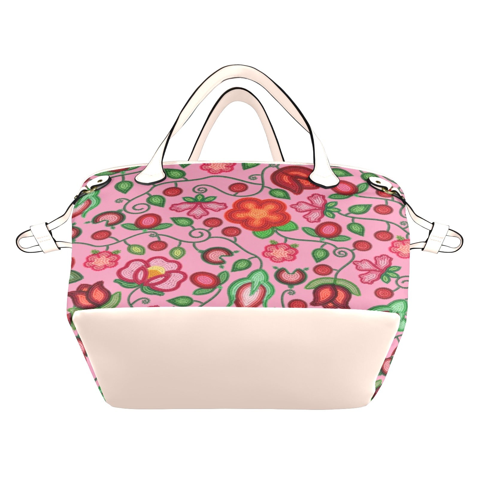Rose Reverie Pink Clover Canvas Tote Bag