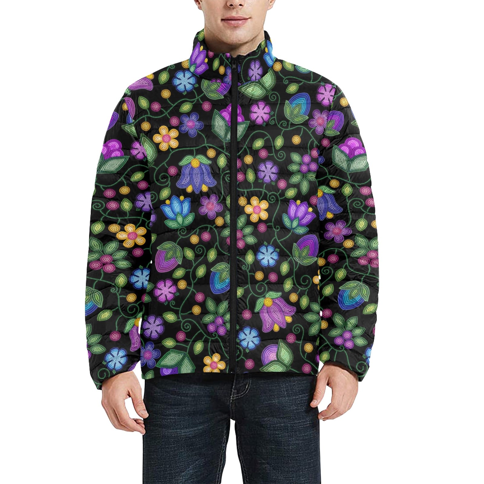 Bloom Uplift Black Men's Padded Jacket