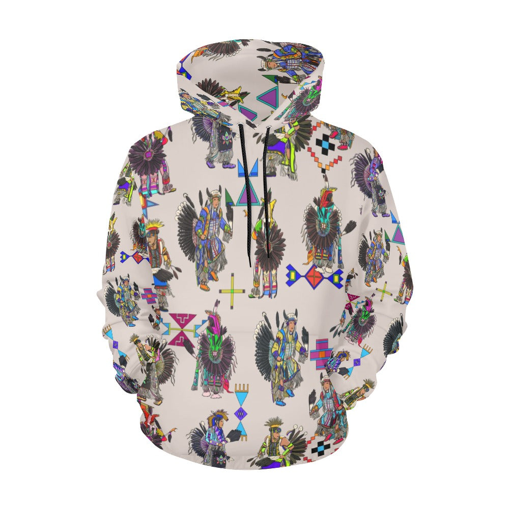 Men's Tradish Dancers Muslin White Hoodie for Women (USA Size)
