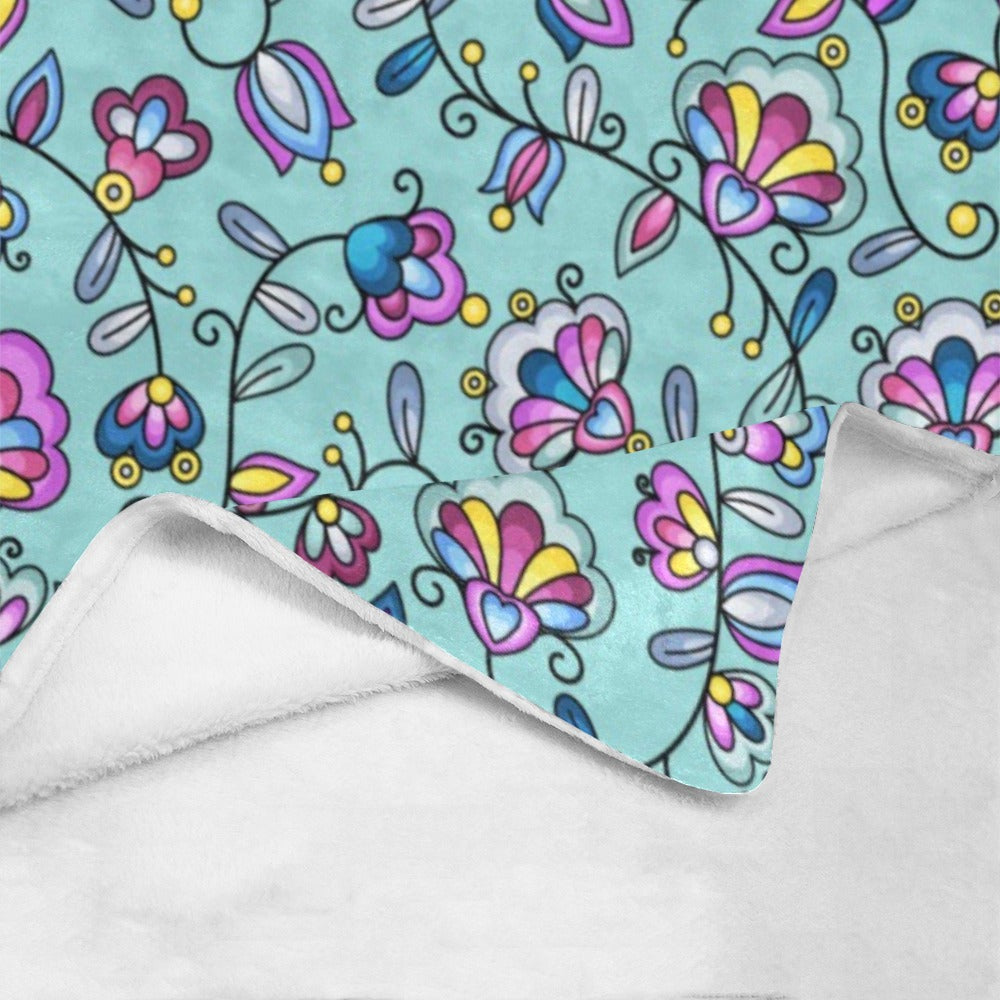 Autumn Bundle Blessing Turquoise Ultra-Soft Micro Fleece Blanket 40"x50"