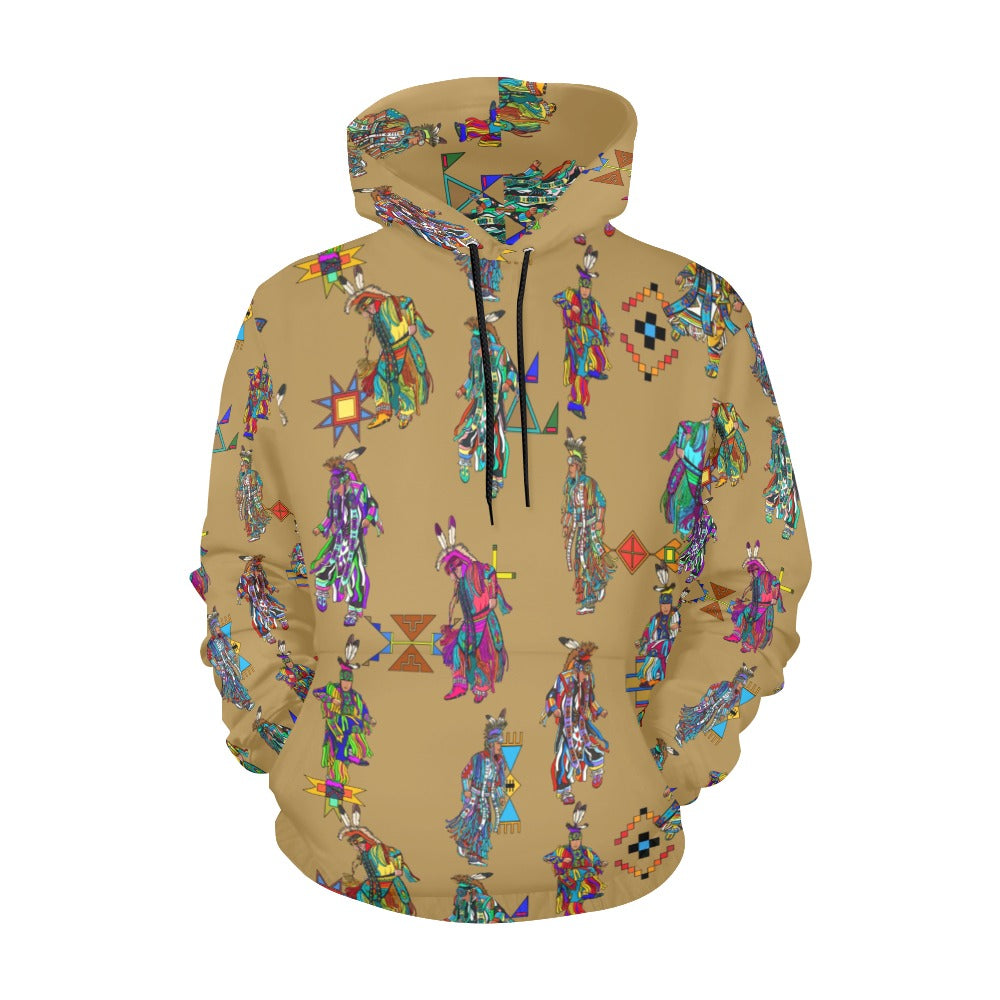 Men's Grass Dancers Earth Hoodie for Women (USA Size)