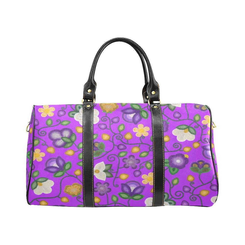 Midnight Moss Bloom Purple Waterproof Travel Bag/Small