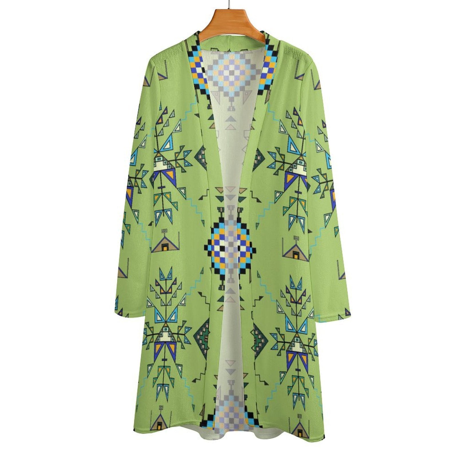 Bear Shield Green Cardigan