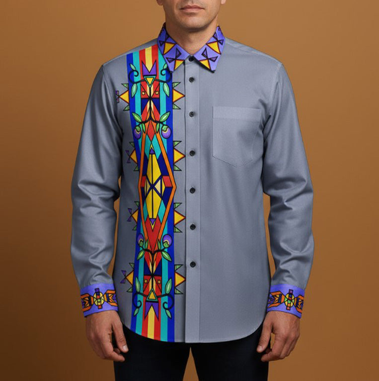 Spirit Journey Men's Casual Dress Shirt