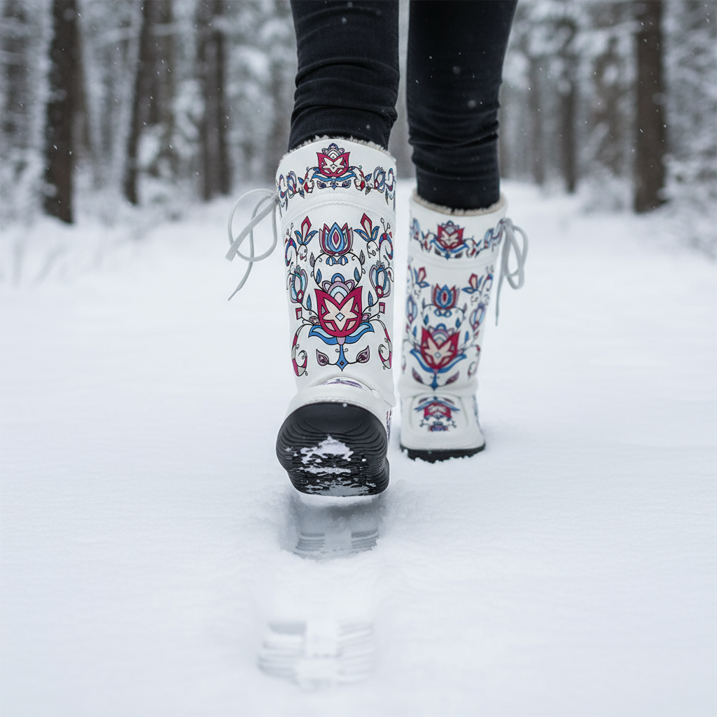 Northern Ember Real Leather MocLux Tall