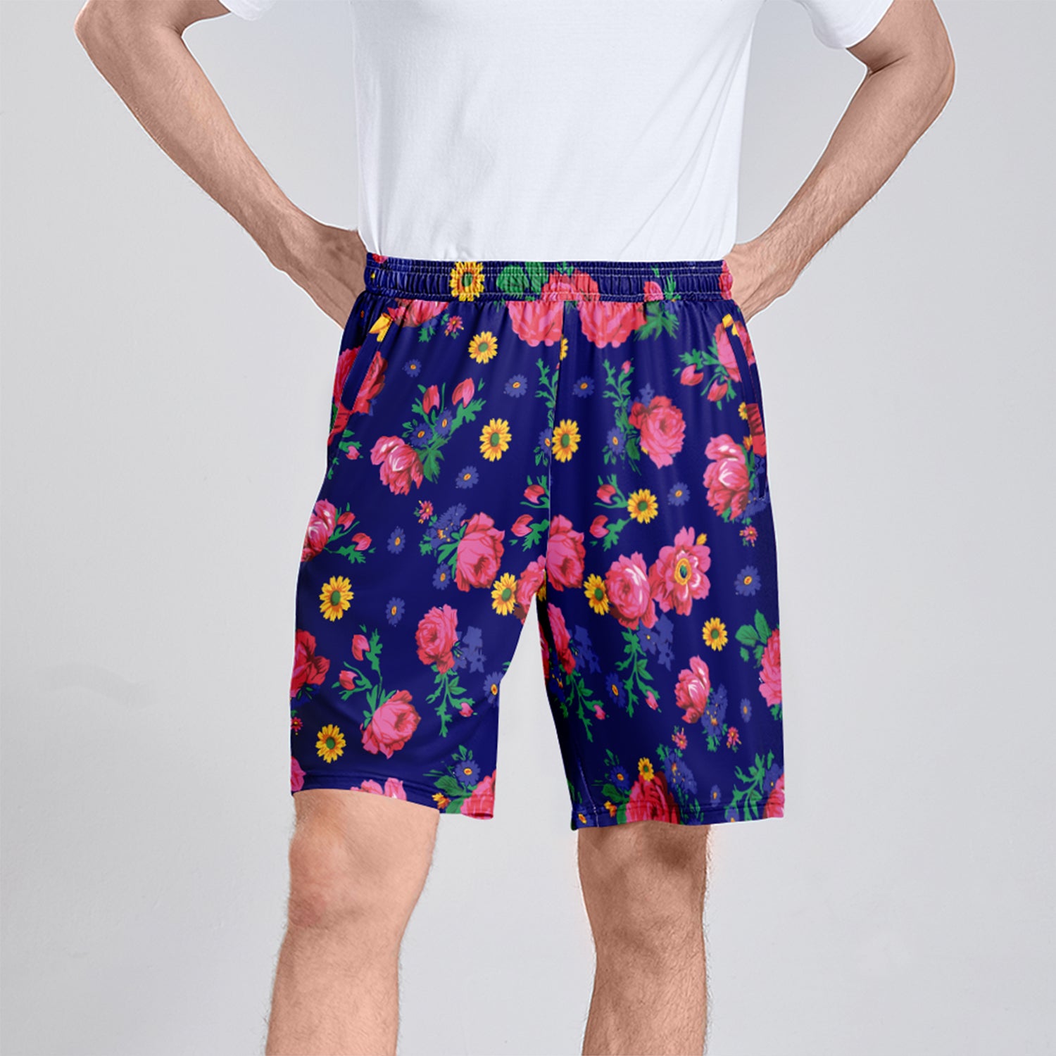 Kokum Ceremony Royal Athletic Shorts with Pockets