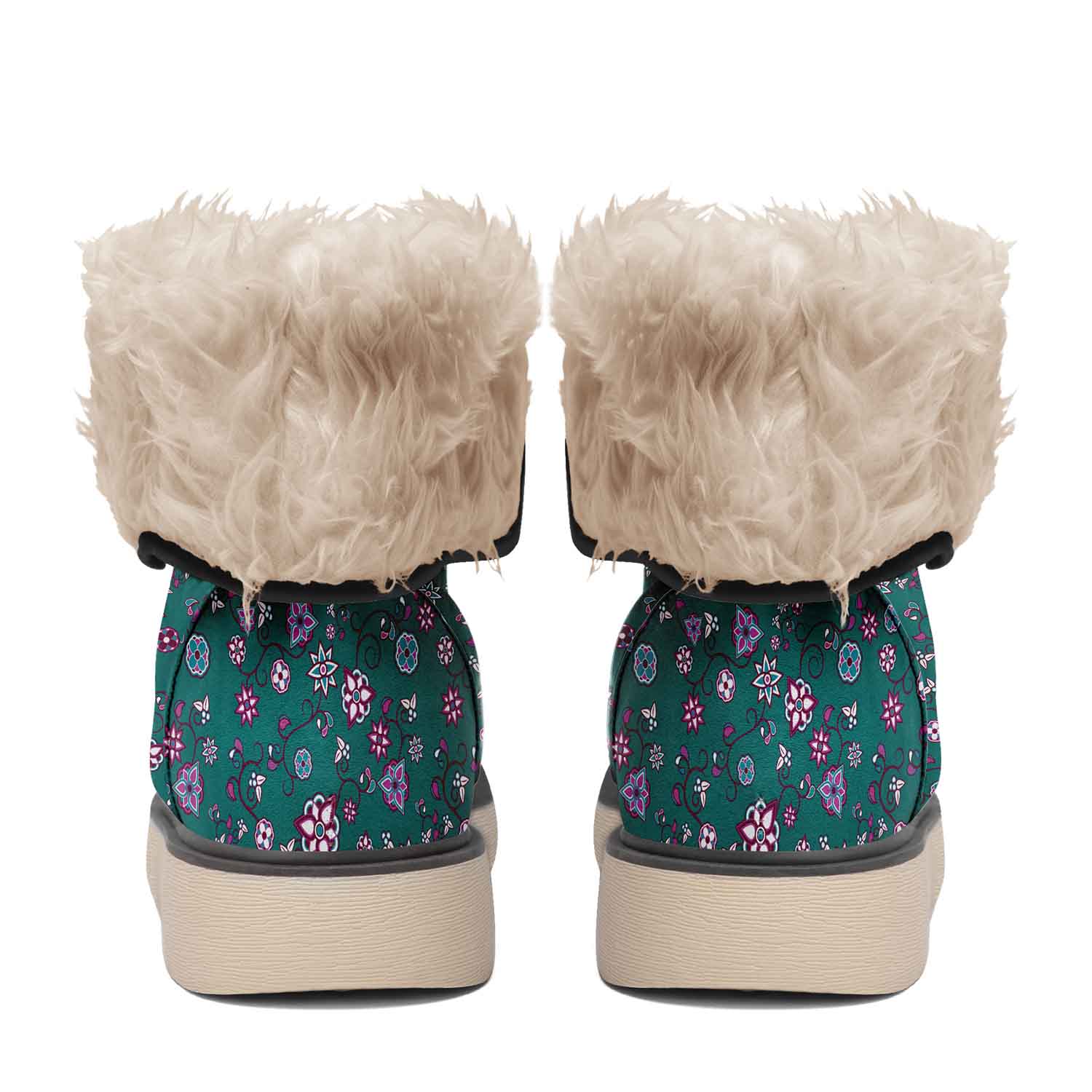 Burgundy Bloom Polar Winter Boots