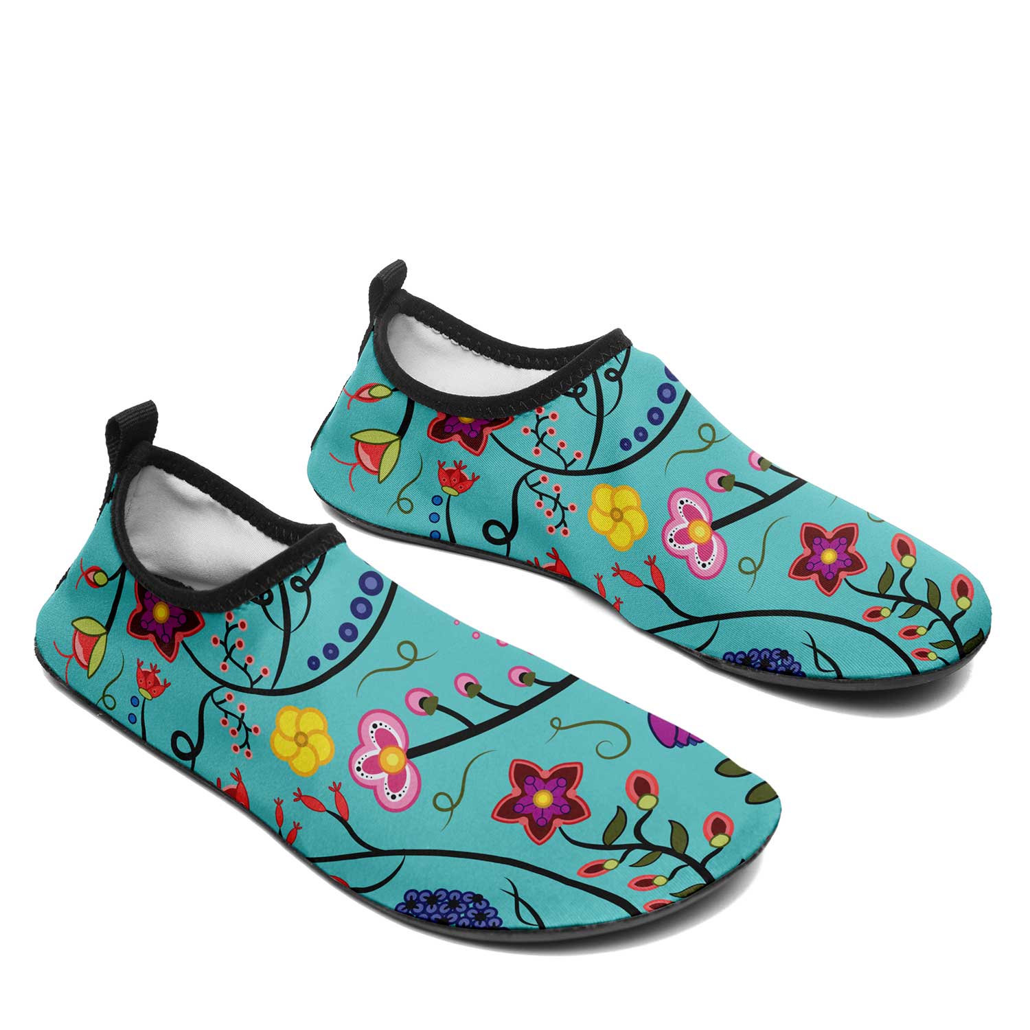 Fresh Fleur Sky Kid's Sockamoccs Slip On Shoes