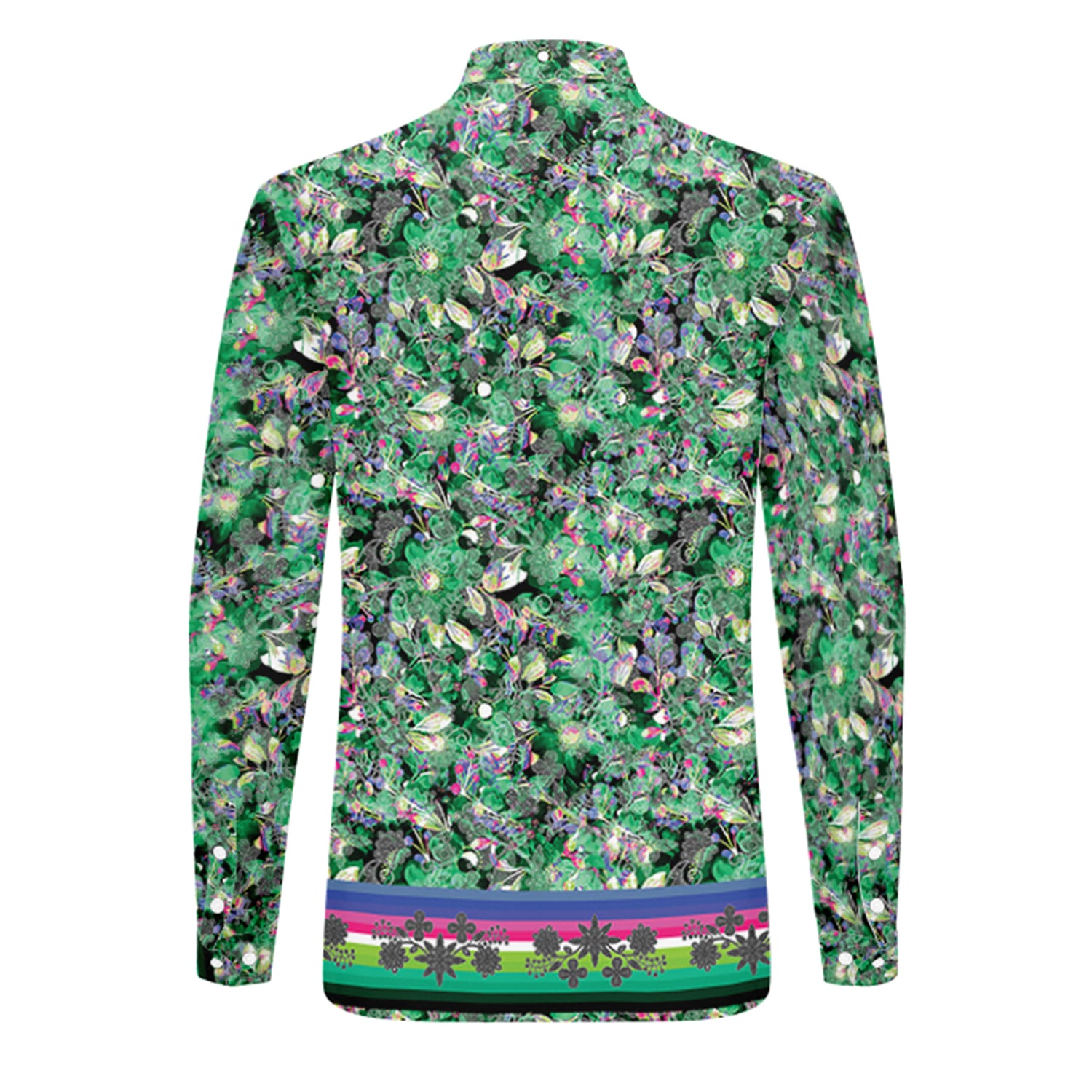 Culture in Nature Green Men's Long Sleeve Dress Shirt