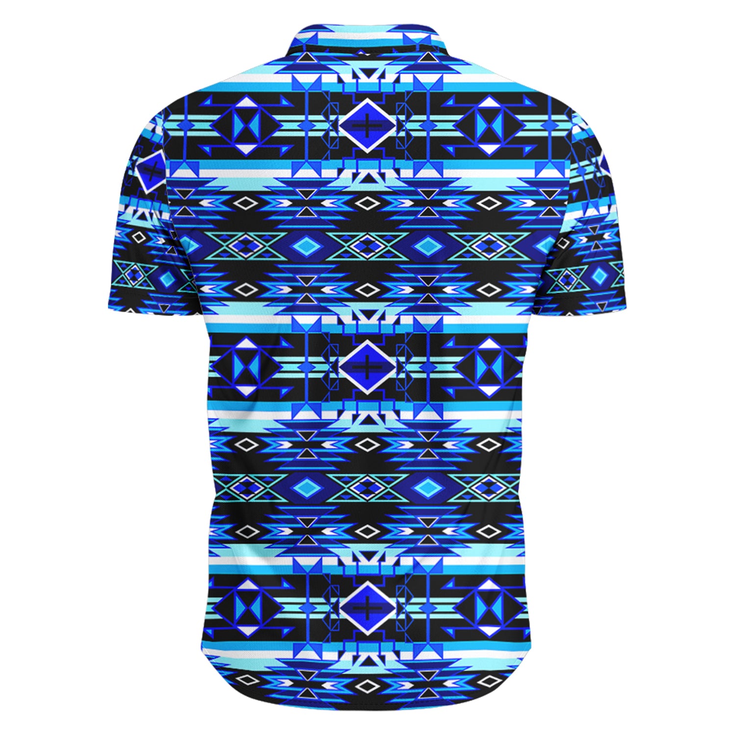 Force of Nature Winter Night Hawaiian-Style Button Up Shirt