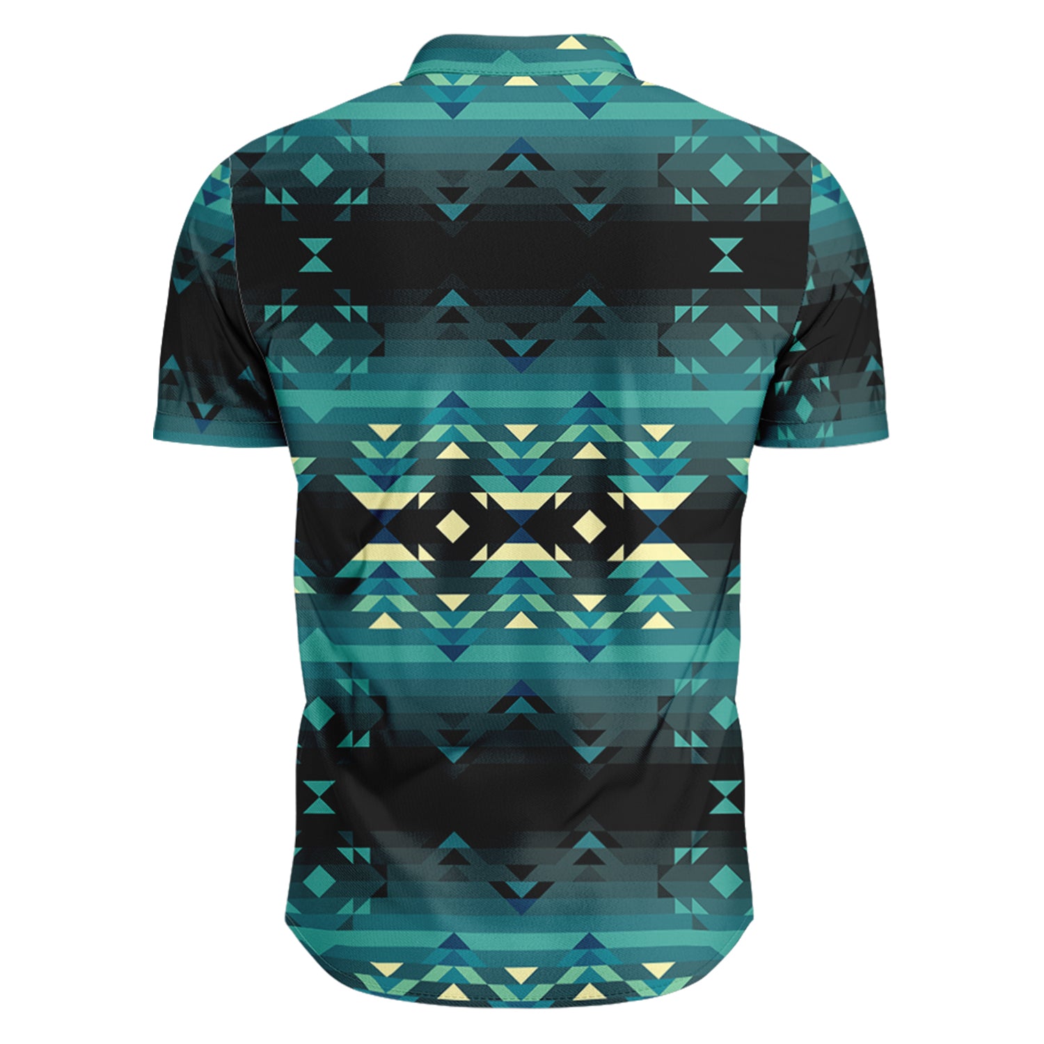 Inspire Green Hawaiian-Style Button Up Shirt