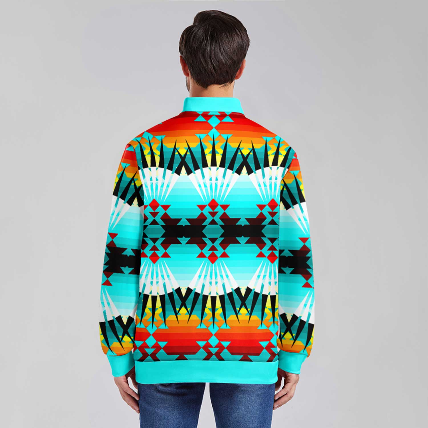 Ribbonworks Bustle Zippered Collared Lightweight Jacket