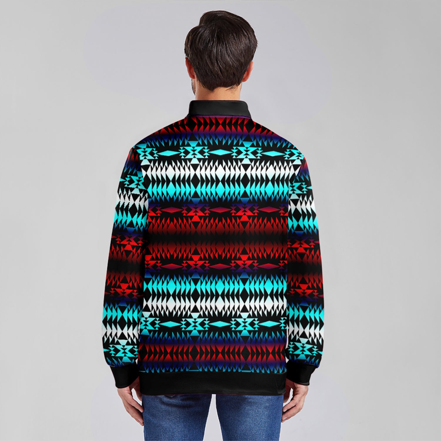 In Between Two Worlds Zippered Collared Lightweight Jacket